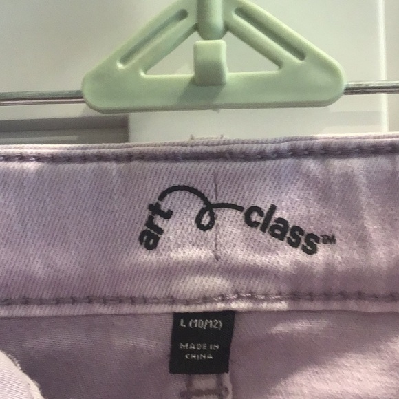 Art Class Purple Jean Skirt - Picture 3 of 3